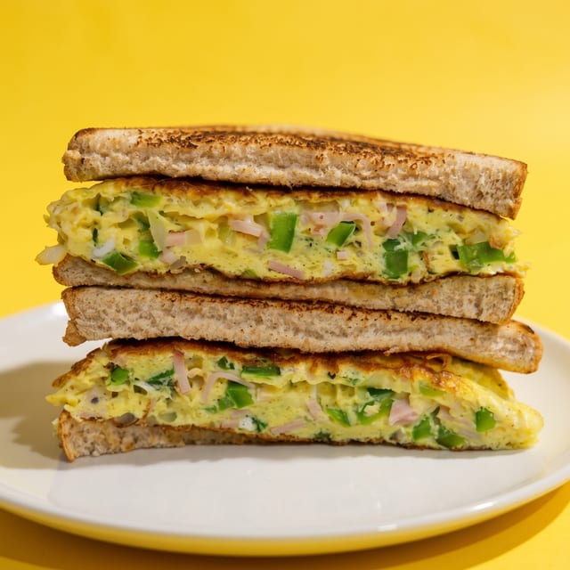 Western Omelet Sandwich.