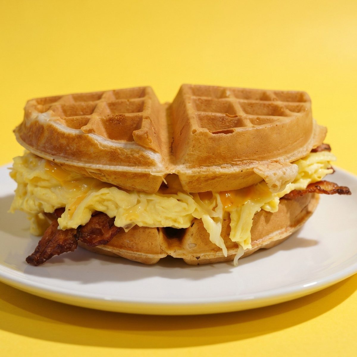 Waffle Breakfast Sandwich