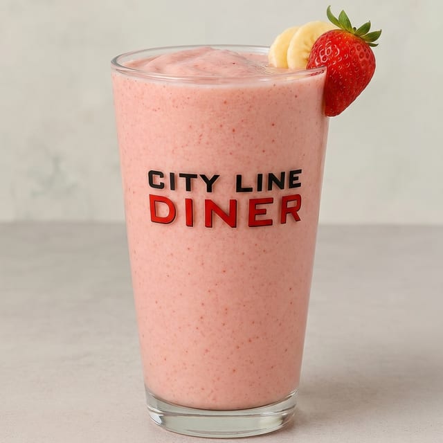 Strawberry Banana Smoothie.