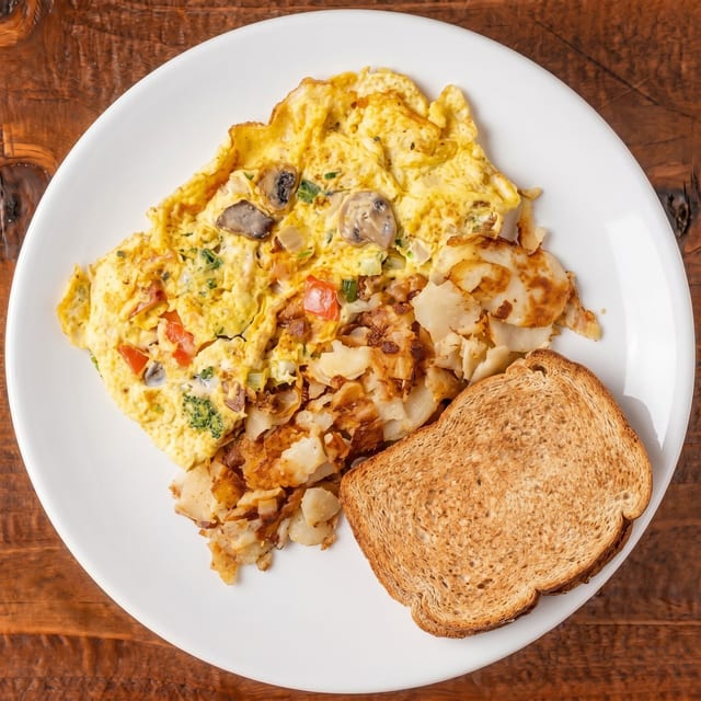 Veggie Omelet.