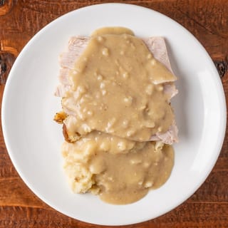 Open Faced Turkey Sandwich