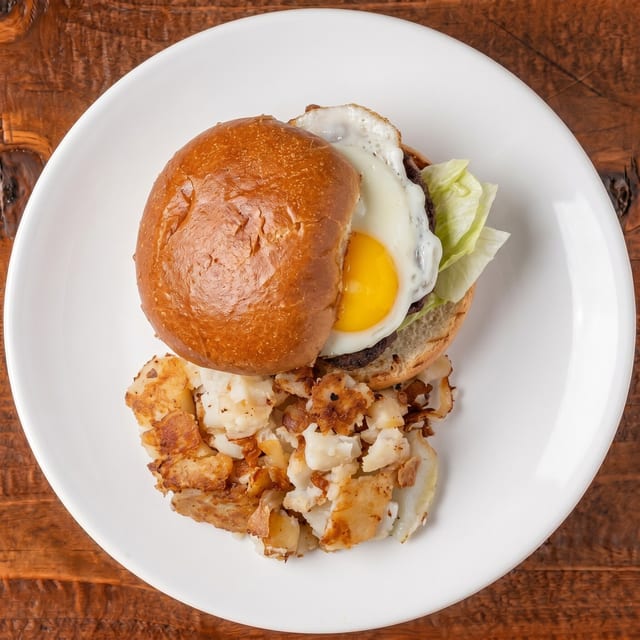 Breakfast Burger.