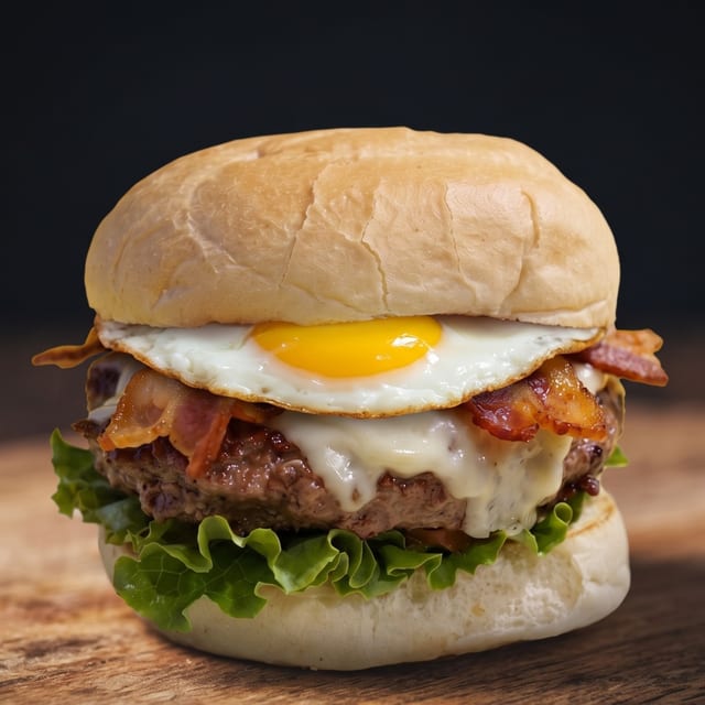 Breakfast Burger.