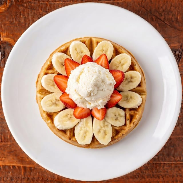 Ice Cream Waffle.