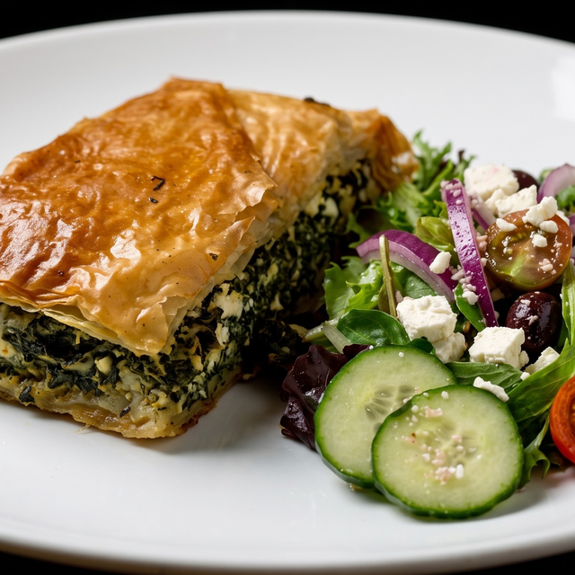 Spinach Pie Meal.