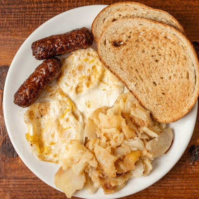 Sausage & Two Eggs.
