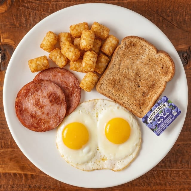Pork Roll & Two Eggs.