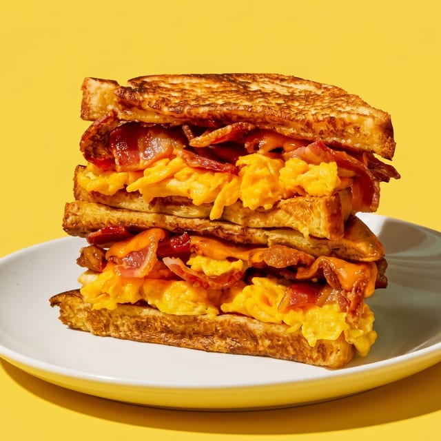 French Toast Breakfast Sandwich.