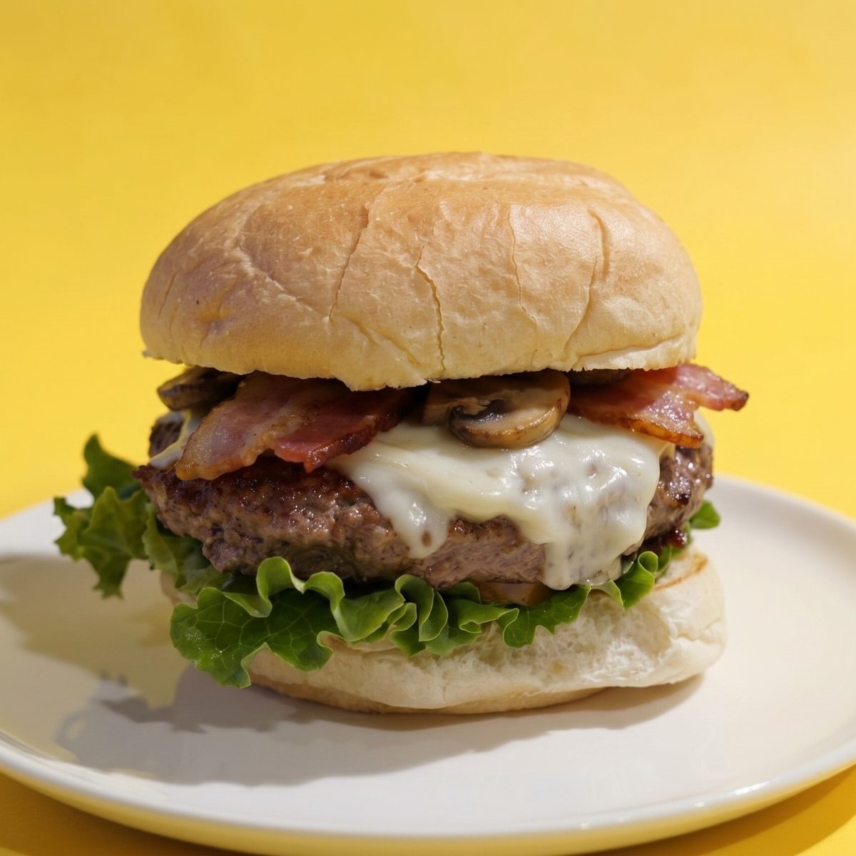 Bacon Mushroom Swiss Burger