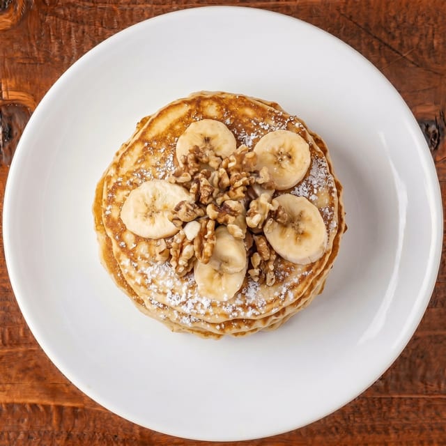 Banana Nut Pancakes.