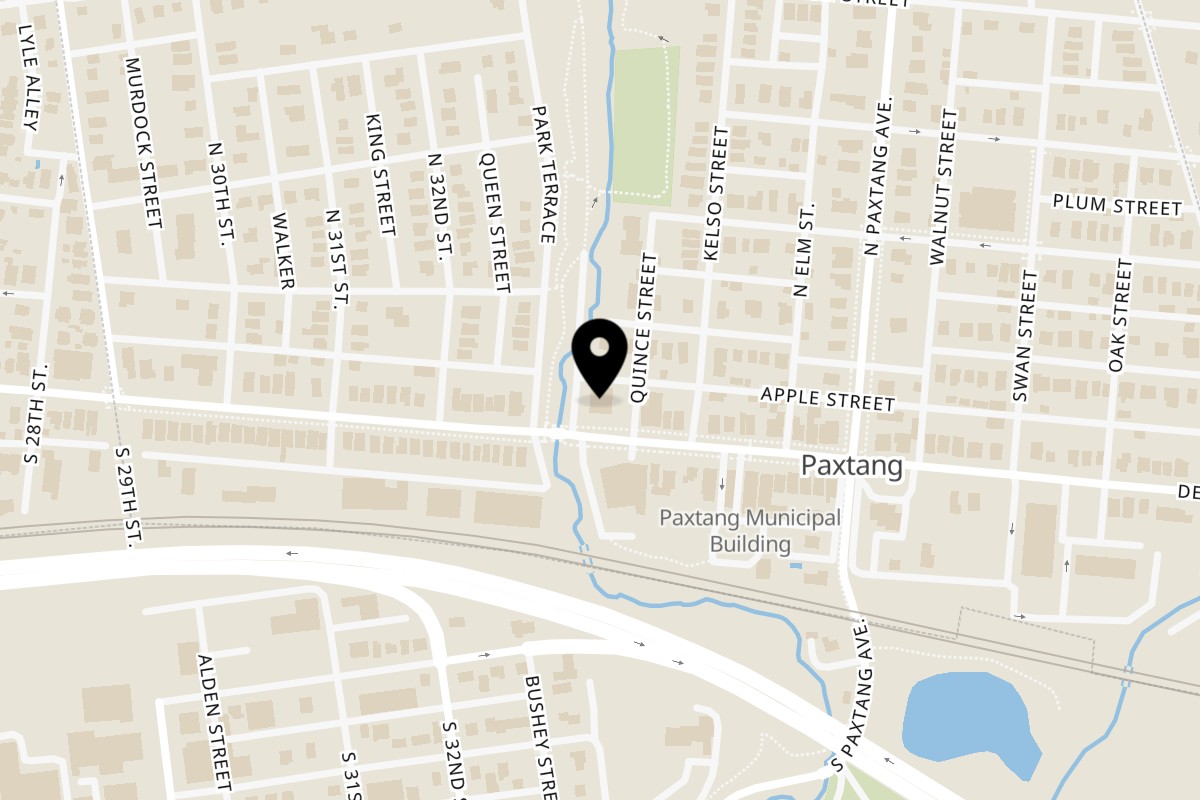 Map showing the location of City Line Diner on 3302 Derry St in Harrisburg